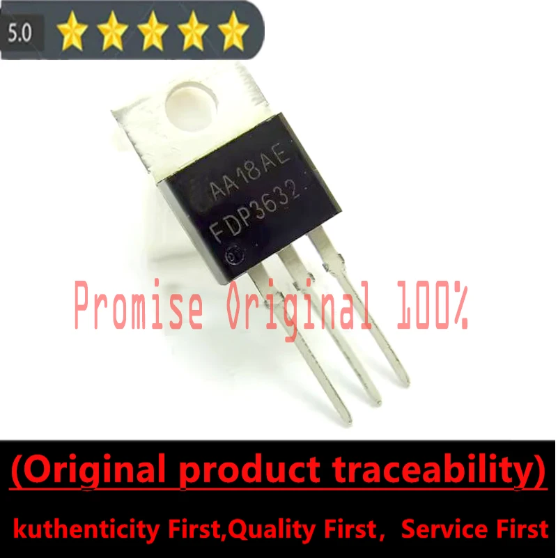 

Promise original 100% FDP3632 TO-220 MOSFET P-channel 100V 80A genuine