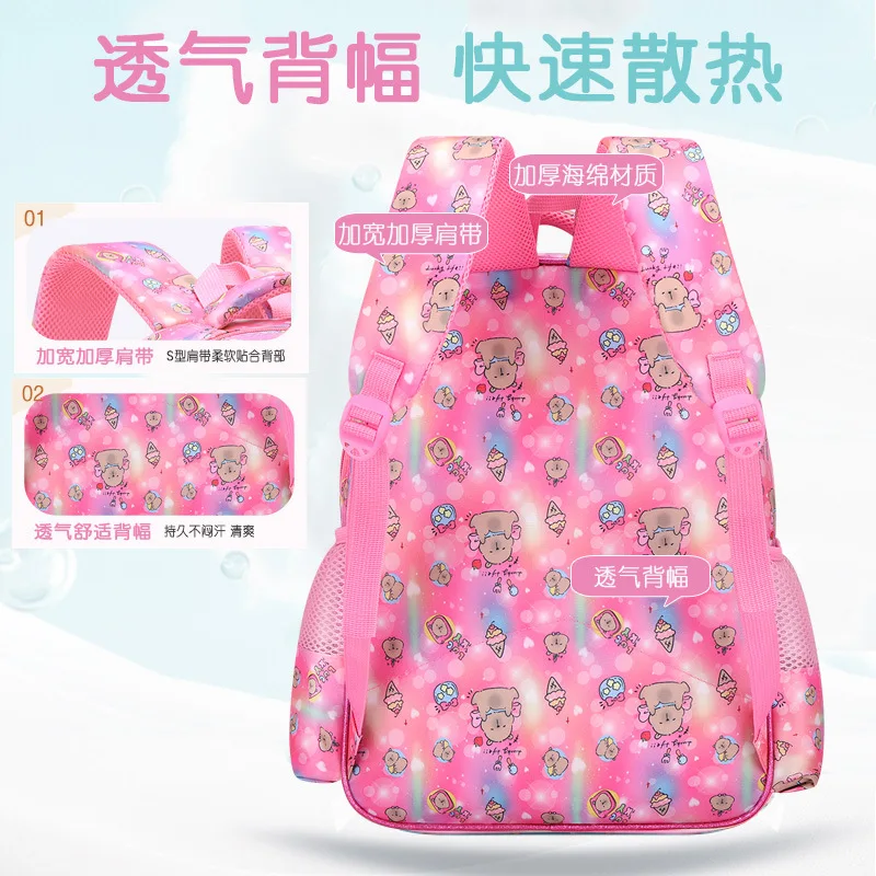 Capybara Children School Bags For Girls 3D Orthopedic Backpack Kids Backpacks Schoolbags Primary School Backpack Kids Mochila