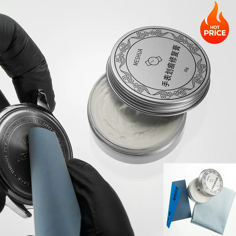 Neuer Kratzerentferner aus Metall für Uhren, Schmuck, Poliercreme, polnische Metallwerkzeuge, geeignet für Uhren und Schmuck