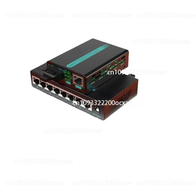 100 Gigabit transceiver: a pair of single-mode single-fiber converters, network cable to fiber,1 optical, 1 electricity, 20-60km