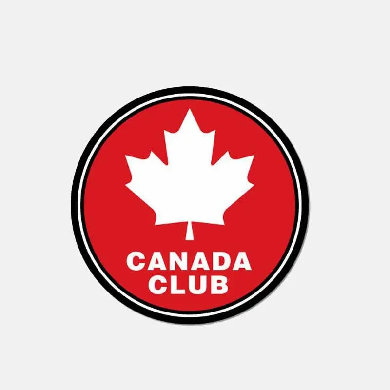 Personality Canada Club Sticker Flag Window PVC Waterproof Reflective Sunscreen Car Sticker Car-styling