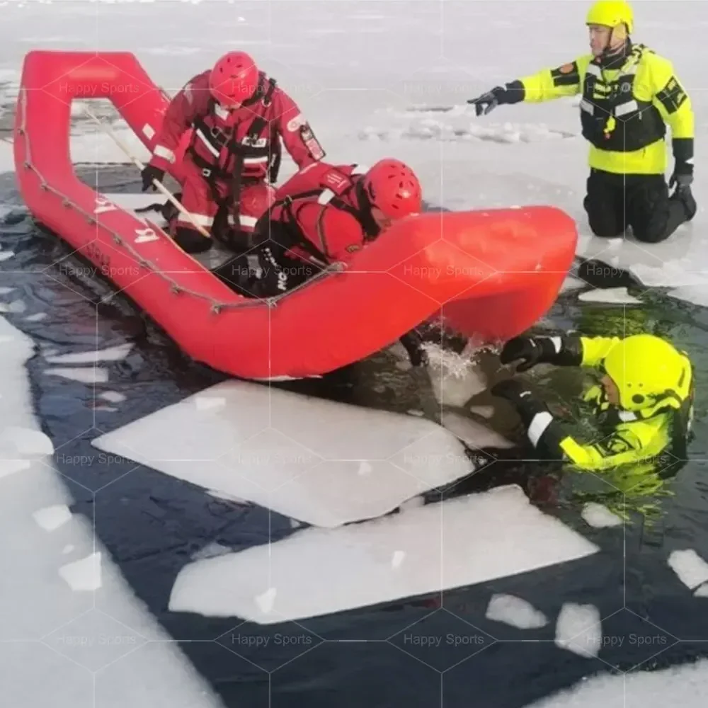 Newly Upgraded Raft Inflatable Rescue Sleigh Lifeboat Inflatable Rescue Boat River Lake Rowing