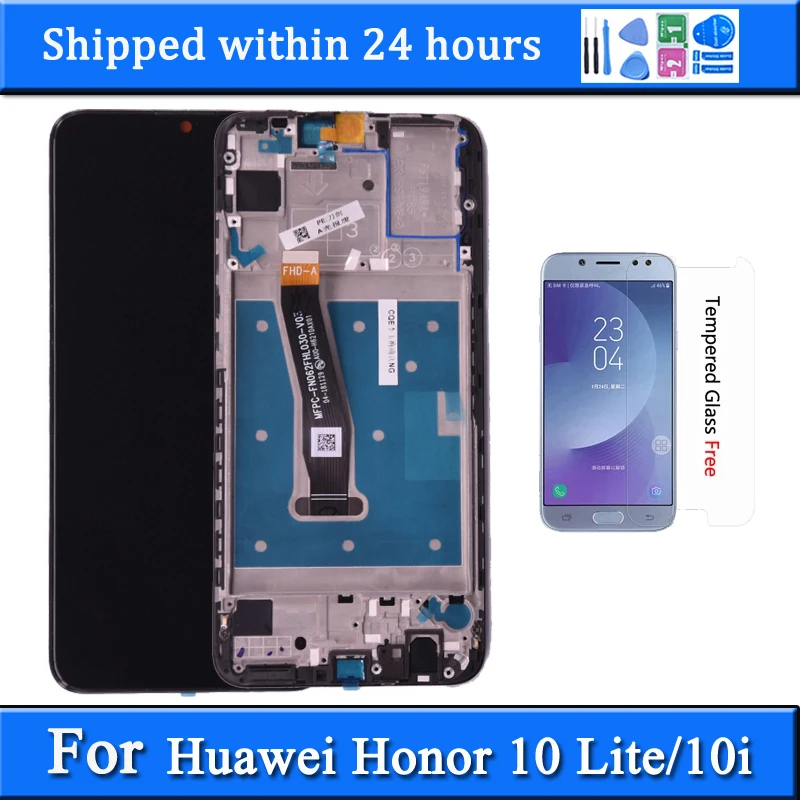 Screen For Huawei Honor 10 lite LCD HRY-LX1 Display with Touch Screen Digitizer Assembly For honor 10i Replacement