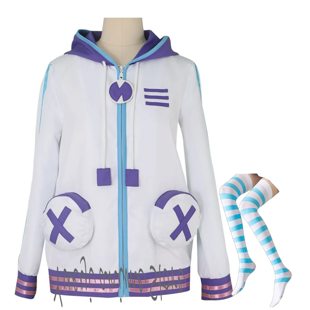 

Customized -Women Neptunia Cosplay Costume Halloween Party Uniform Outfit