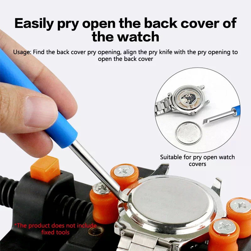 Watch Back Case Opener Clock Battery Change Press Remover Pry Knife Maintenance Tool Repair Tools
