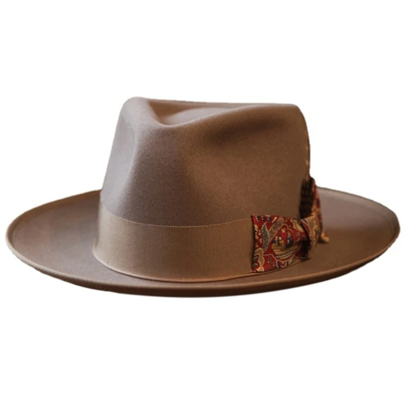 Fashion Panamas Hat Bowknot Cowboy Hats Unisex Theme Party Costume Fedoras Hat