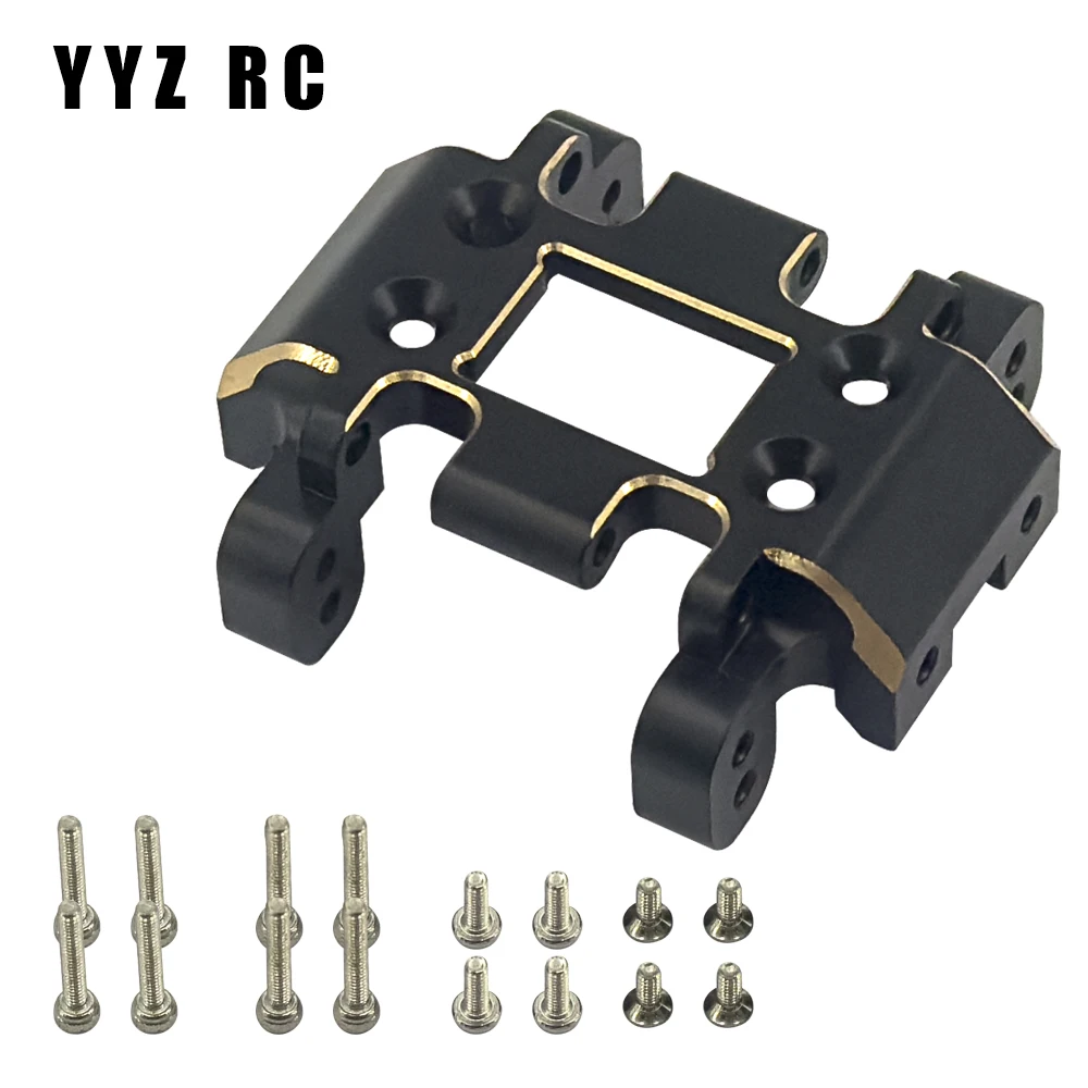 

26g Black Coating Brass Skid Plate Metal For Redcat Ascent-18 Rc Car Upgrade Parts Remote Control Crawler Accessories 1/18 Scale