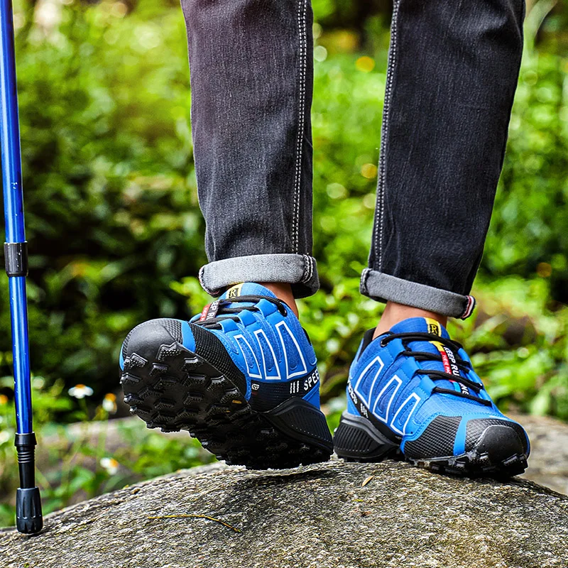 Męskie buty turystyczne Wygodne i oddychające buty do chodzenia Siatkowe oddychające buty treningowe do wędrówek na świeżym powietrzu Buty sportowe