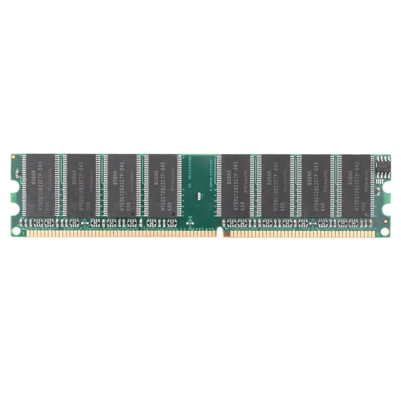 M51K-8X DDR 1GB PC Memory Ram DDR1 Desktop PC3200 400Mhz 184 Pin Non-ECC Computer Memoria Module