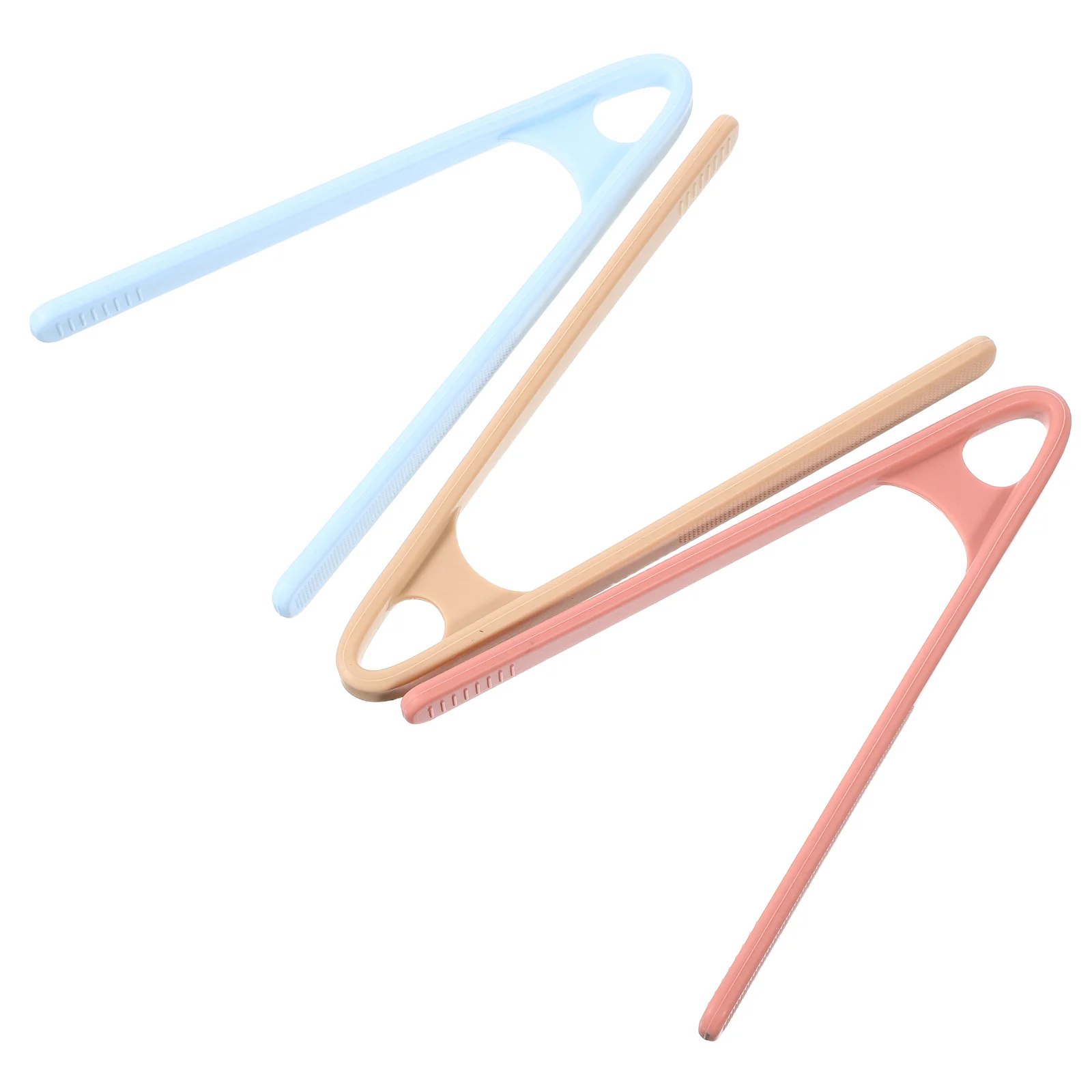 

3 Pcs Silicone Food Holder Heat Resistant Kitchen Tong Spaghetti Bbq Grilling Tongs Silica Gel for