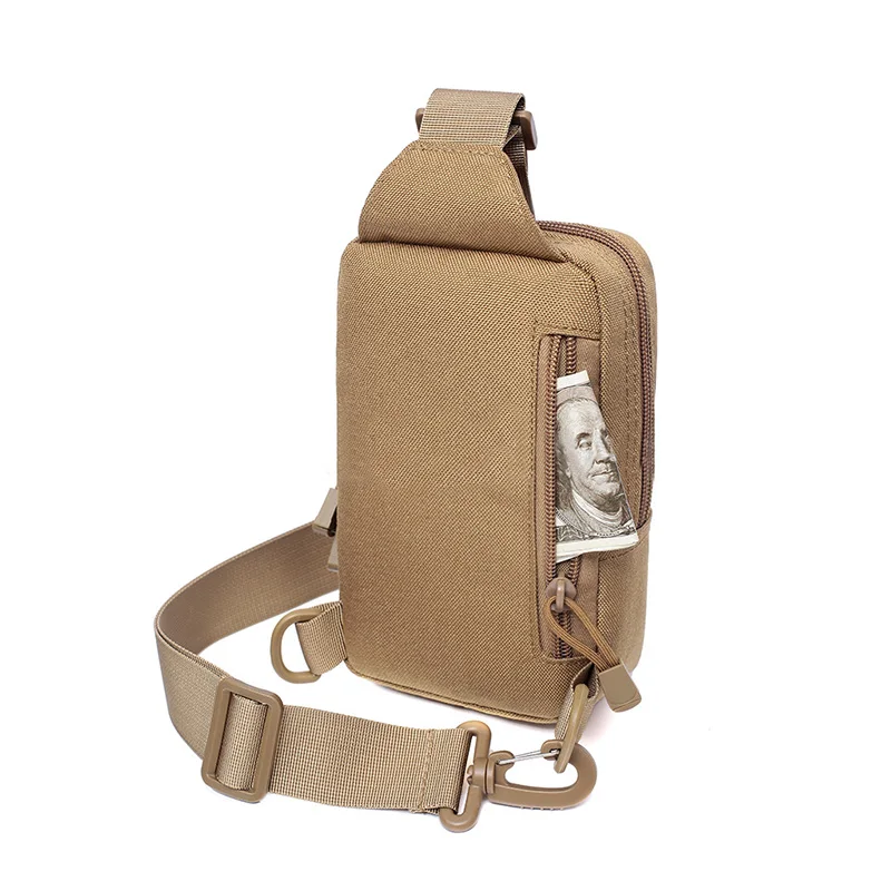 Tactical Chest Bag  Trekking Pack Sports Bag Shoulder Bag Crossbody Pack Assault Pouch for Hiking Cycling Camping