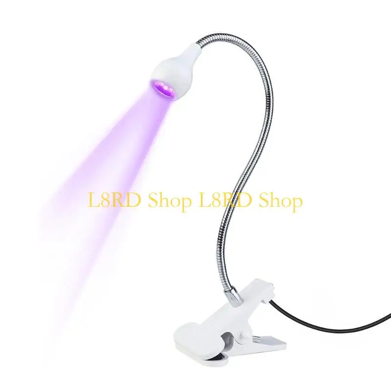 L8RD UV LIGHT สำหรับเล็บเจล 5W ตะเกียงทำเล็บเครื่องเป่าไฟสำหรับเจลเสริมโพลี