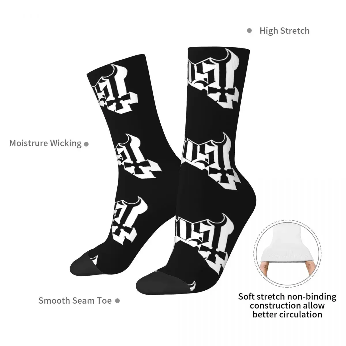 Rock Band Ghost BC 111 Socks Harajuku High Quality Stockings All Season Long Socks Accessories for Unisex Birthday Present