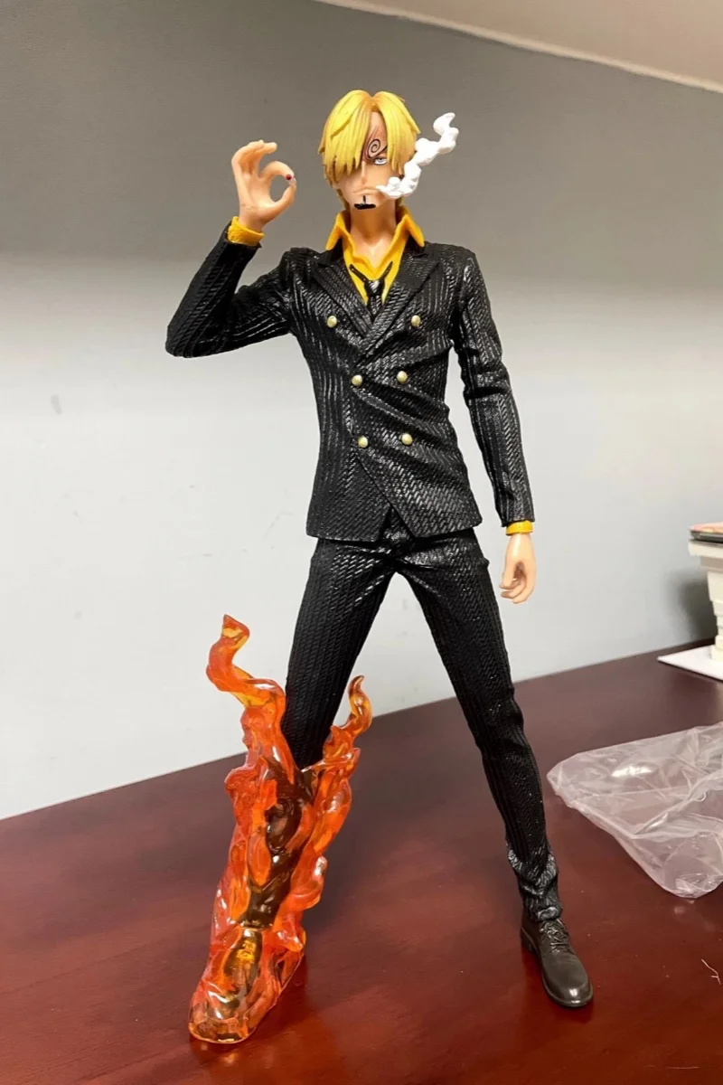 33cm New One Piece Anime Figure Sanji Action Figure Vinsmoke Sanji Figma Model Toy GK Statue PVC Decorative Collector Doll Gift