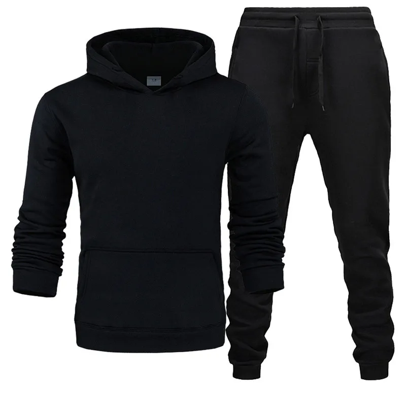 

New Autumn and Winter Men's Sets Hoodies+Pants leisure time Sport Suits Casual Sweatshirts Tracksuit 2021 Brand Sportswear