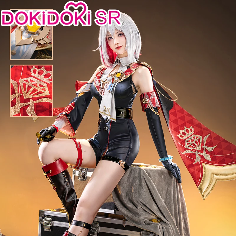 Topaz Cosplay Costume Game Honkai: Star Rail DokiDoki-SR Women Costume Metal Accessory Topaz & Numby Cosplay Wig Shoes Halloween