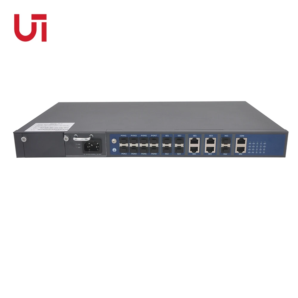 UT-King FTTH PON OLT 8 Ports OLT GPON EPON price for FTTH FTTB FTTC AC or DC 8*PON,8*GE Combo 1PCS CN;GUA