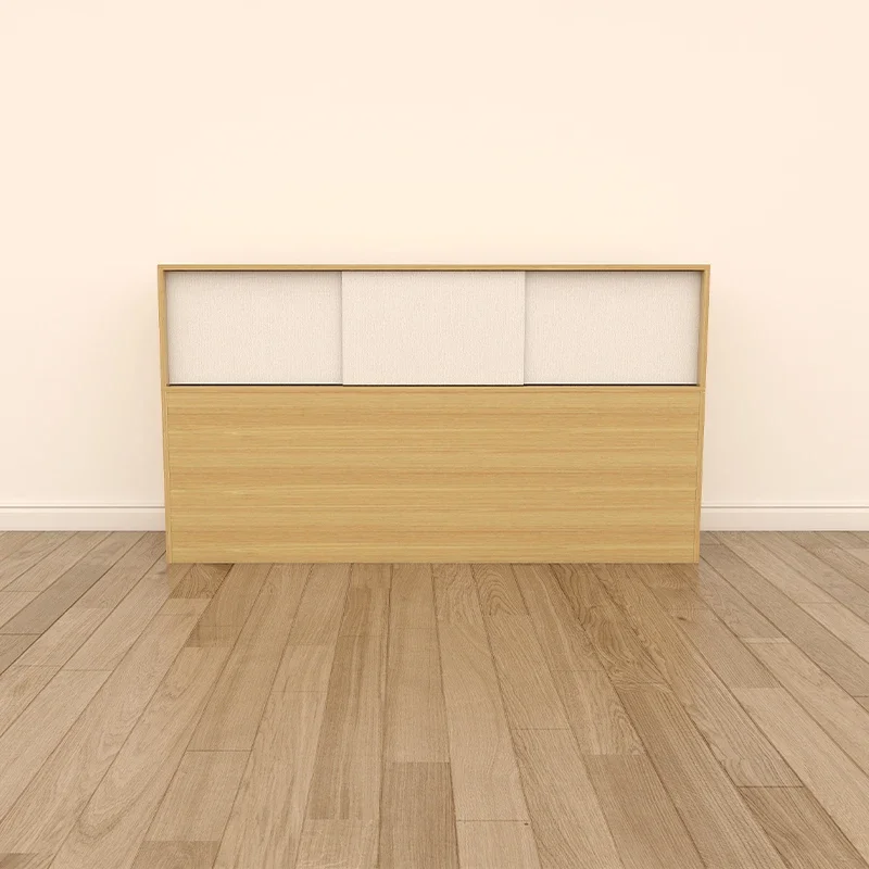 Customized bedroom simple storage tatami bedside bedside bedside storage cabinet splicing tatami bed with bookshelf drawer