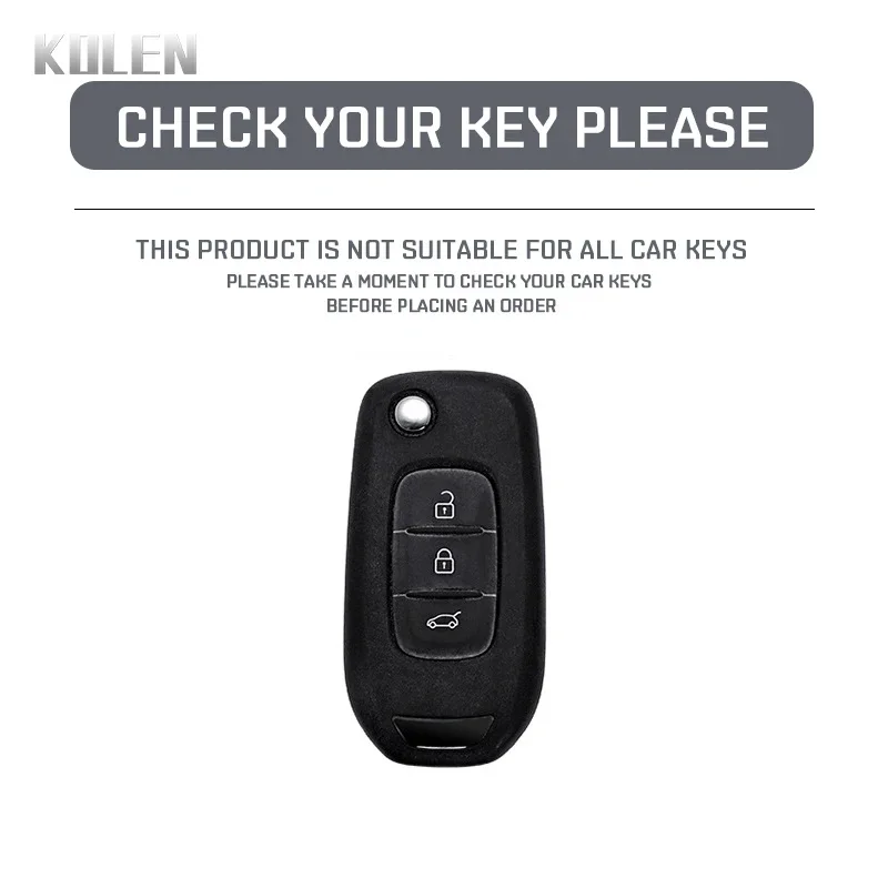 TPU Flip Car Key Case Cover For Renault Fluence Clio Megane Kangoo Lacia LADA Largus Kalina Granta Vesta X-Ray Benz Smart fortwo