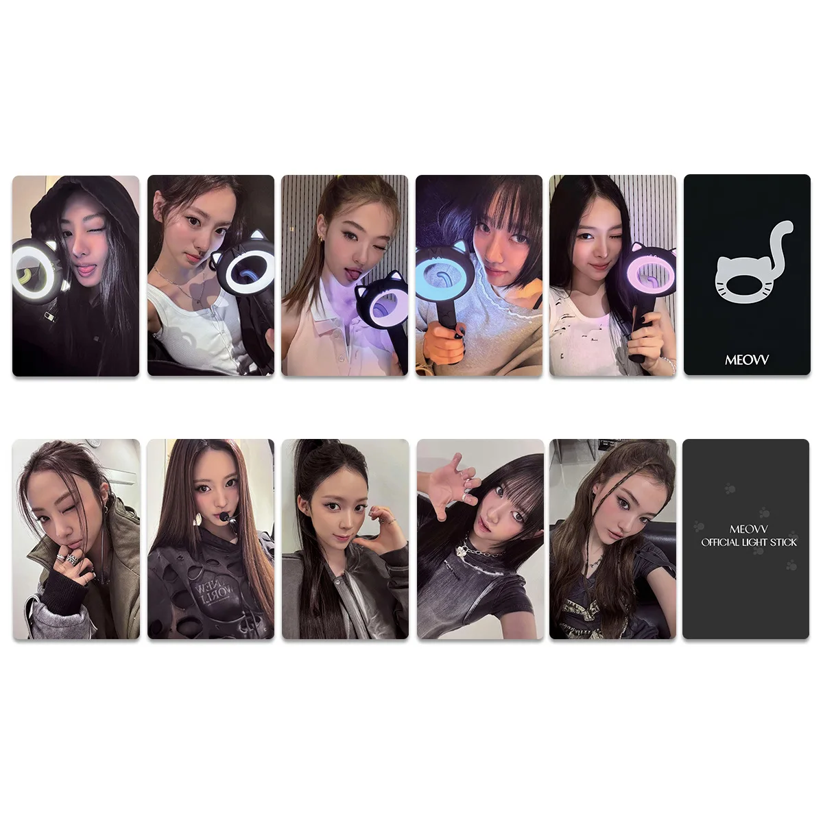 بطاقة Kpop MEOVV GIDLE YUQI محاصر عالية الجودة HD صور مطلية على الطراز الكوري مجموعة معجبين بطاقة LOMO هدية #5