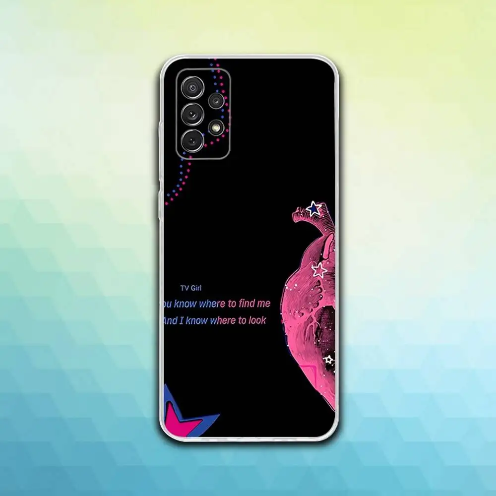 Casing Ponsel Album TV Girl untuk Samsung S30,23,21,22,20, FE Lite,S10,9,8,7 PIus Note20ultra Transparan Lembut