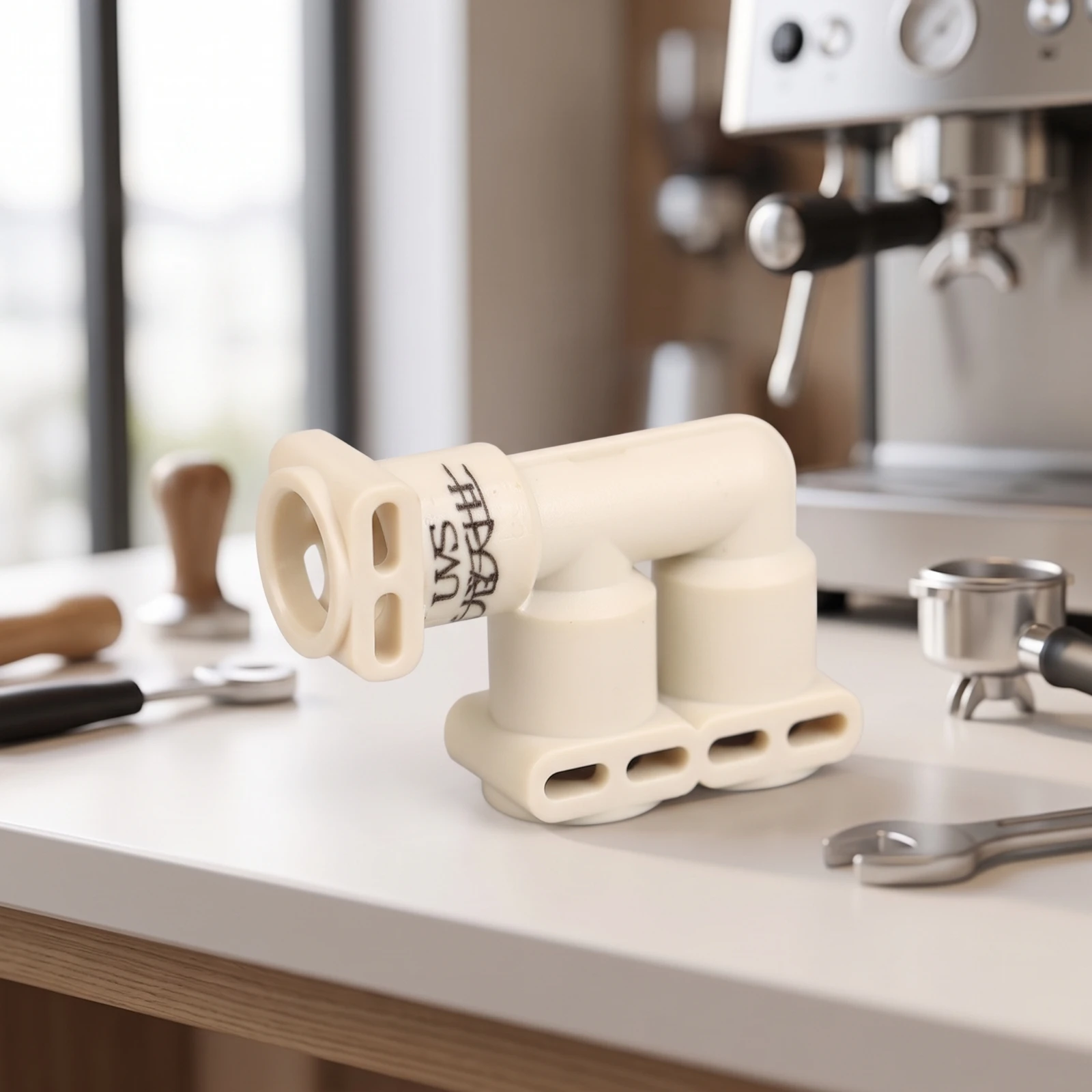 Coffee Machine Tube Connector Compact Push-Fit Connector Fitting Heat Resistant Long-Lasting