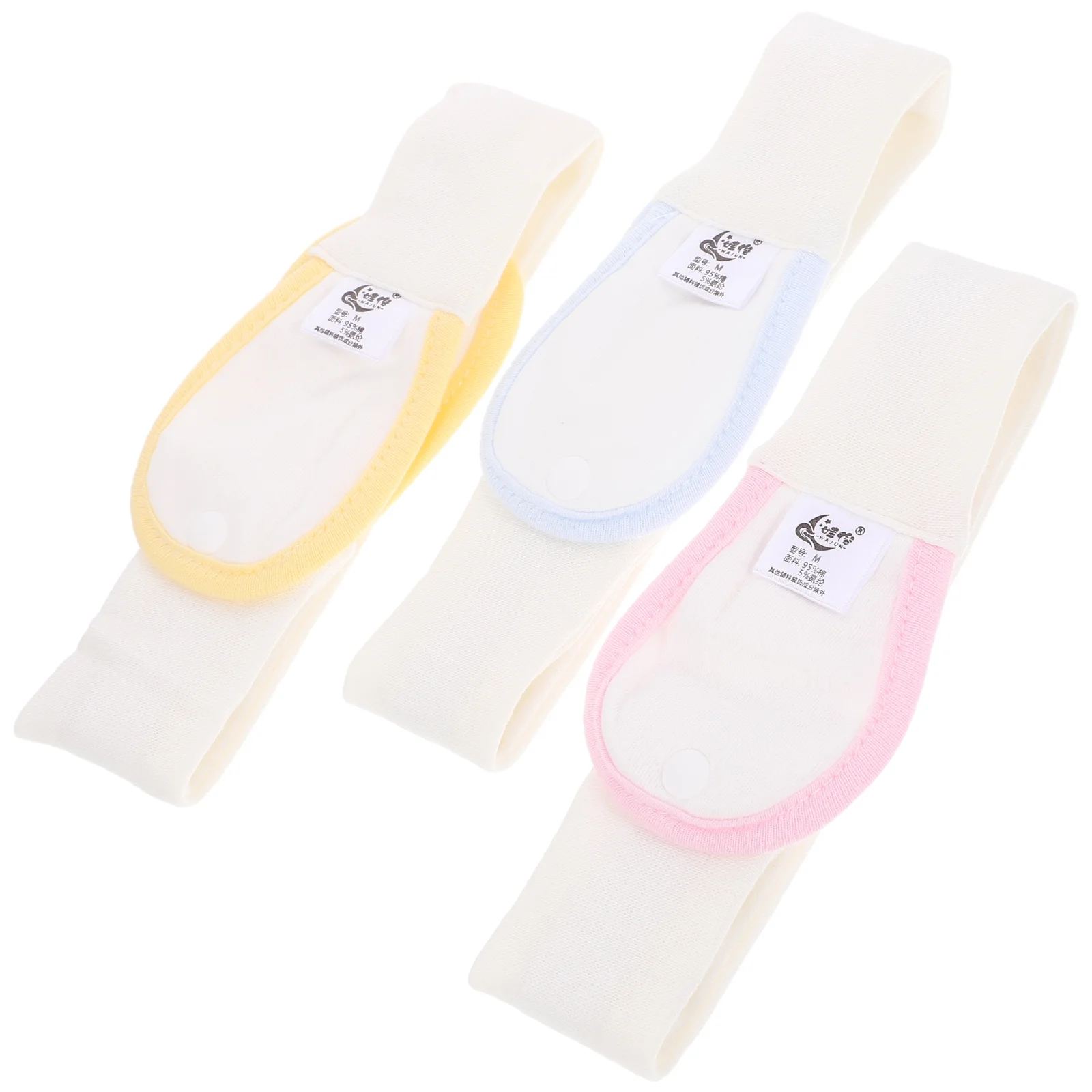 3 Pcs Fixing Belt Cotton Baby Nappy Fastener Adjustable Elastic Waistband Toddler Strap Prevent Comfortable