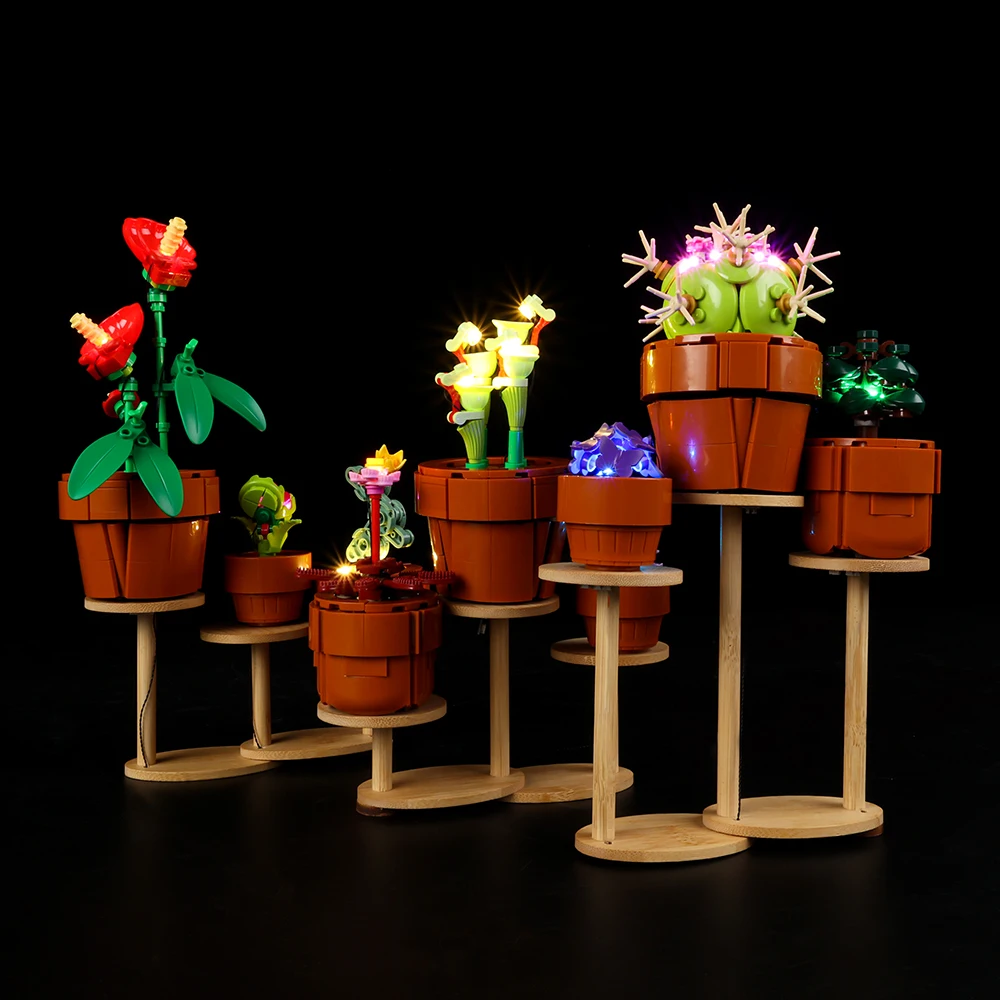 

Фотоаксессуары для 10329 миниатюрных растений, набор игрушек «сделай сам» (не входят в комплект строительных блоков)