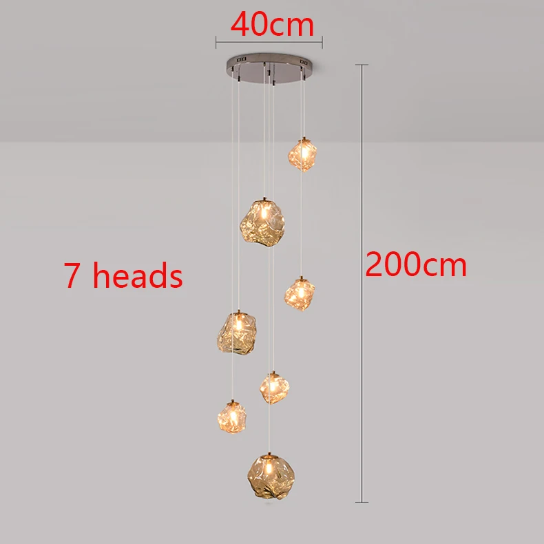 Modern interieur led-verlichting hanglamp lampen voor trap Kroonluchters voor woonkamer hanglamp binnenverlichting - afbeelding 1