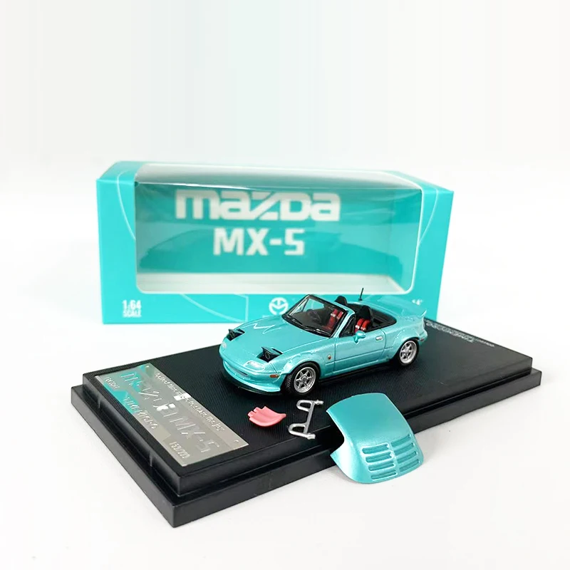 Time Micro 1:64 Model Car MX-5 Alloy Die-Cast Vehicle Collection 2 Color Selection