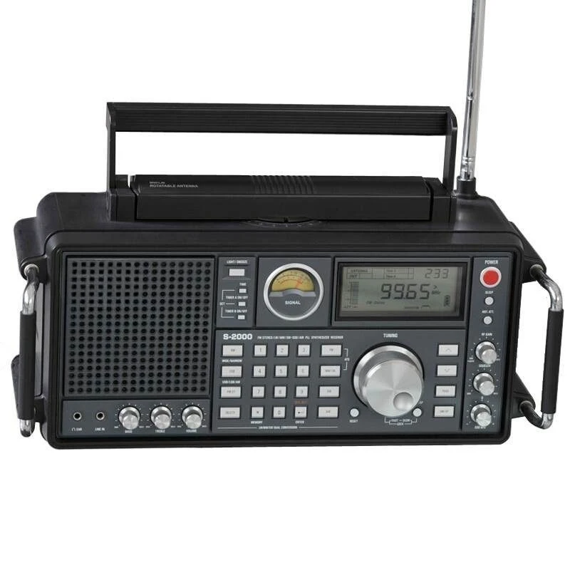 S-2000 Upgraded Full Band Professional Grade Telecom Receiver Radio New S-2200