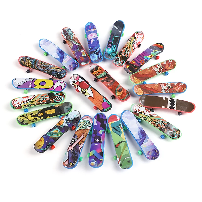 

10/20Pcs Creative Finger Skateboard Mini Fingertip Fingerboard Toys Kids Birthday Party Favors Goodies Pinata Filler School Gift