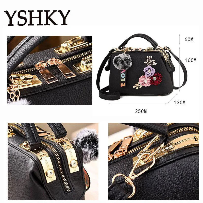 Female shoulder bags for women 2024 New fashion crossbody bag luxury handbags women bags designer travel Hairball bag