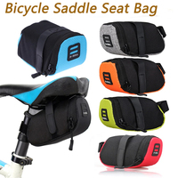 Portable MTB Bicycle Saddle Bag Reflective Bike Saddle Storage Seat Rear Tool Pouch Pack Pannier Bag Saddle Cycling Accessories