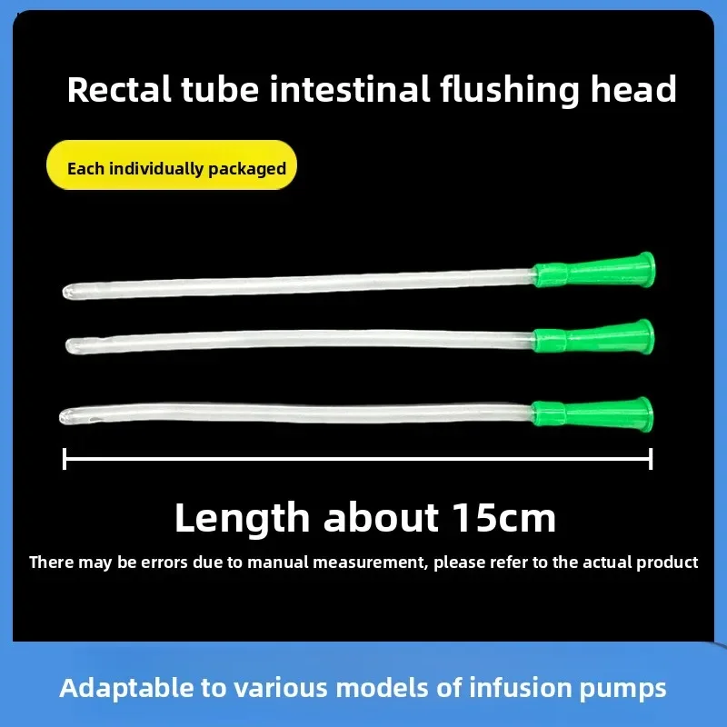 100Pcs Disposable Medication Tube, Rectal Anal Canal Enema Head, Infusion Enema Device Comes With Bottle Opener
