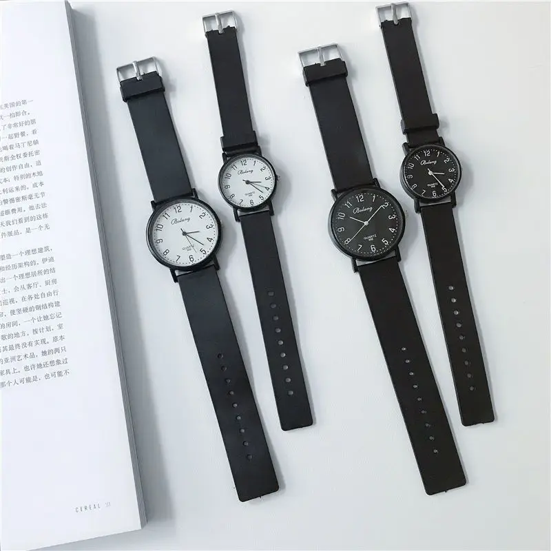 Junior high school and university students Korean version of simple couple watch waterproof outdoor sports watch