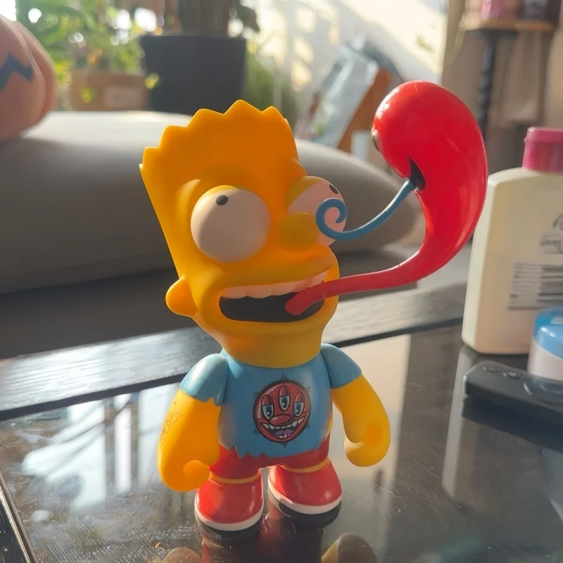 

In Stock Polyphonic Kidrobot Simpsons Bart Family Pop Culture Anime Action Figures Charm Collectible Gift Series Ornaments