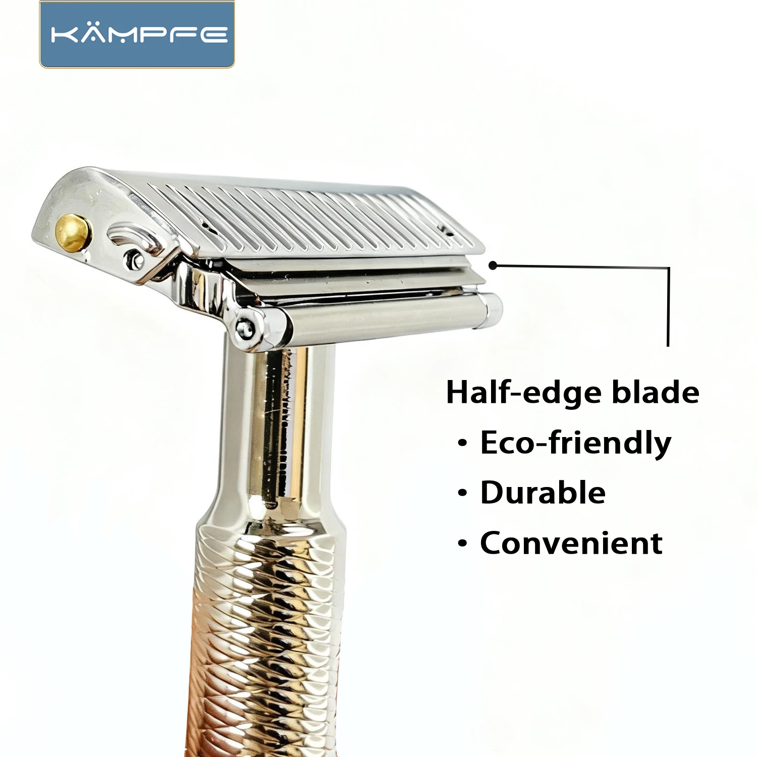 มีดโกนหนวดแบบแมนนวล KAMPFE สแต - Safety Razor Handle บทวิจารณ์และราคา