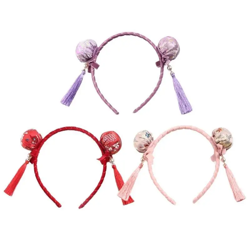 

652F Bun Hair Band Headband for Women and Girls Soft Fabric Adjustable Size Headpieces for Daily Wear