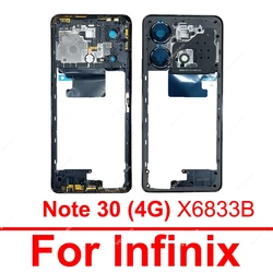 Middle Housing For Infinix Note 30 4G X6833B X6716B Middle Frame Holder Cover Case Replacement