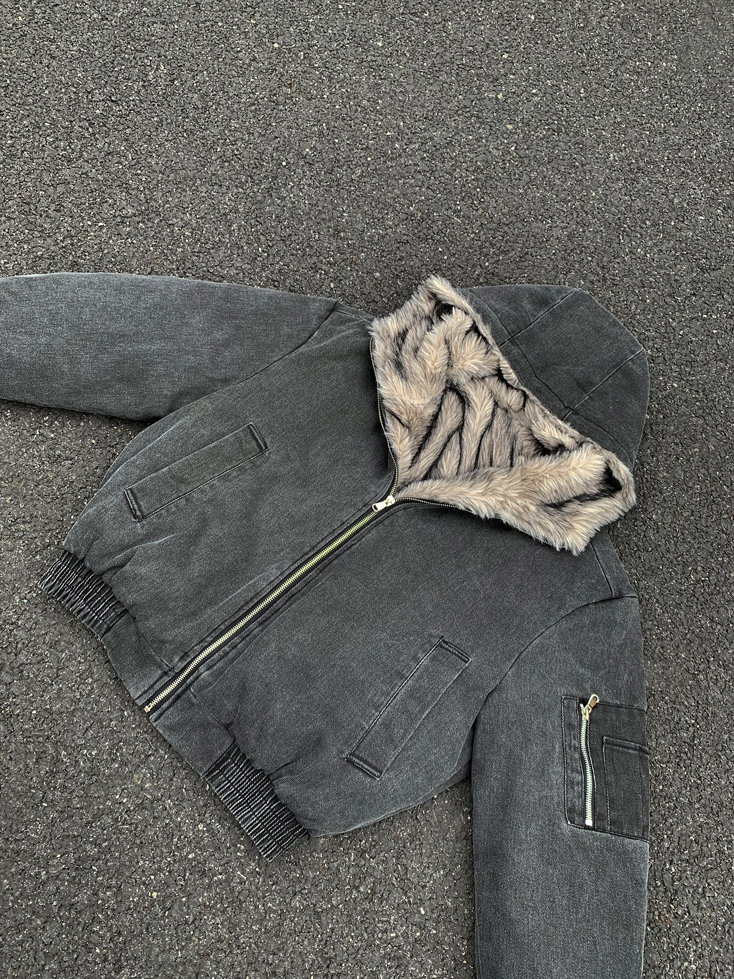 

Men's Women's Thiened ort down Jaet FF 90 Du Feather Hooded Faux Fur Warm Coat Retro Sle Warmth Outerwear