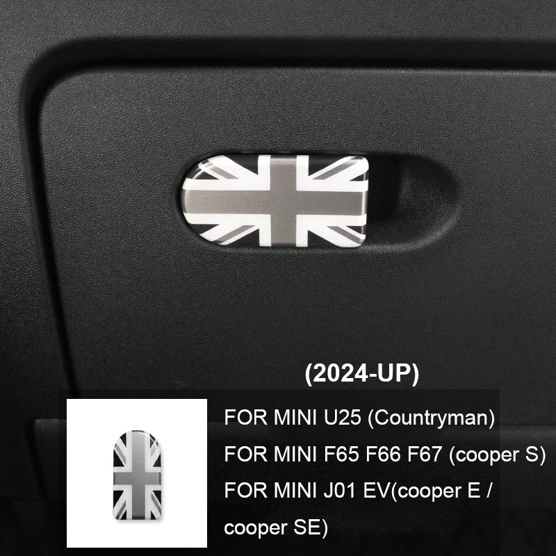 

Для Mini Countryman U25 F65 F66 F67 Cooper S E SE J01 EV J05 ABS Автомобильный сборник для хранения перчаток Рамка ручки Крышка Наклейки
