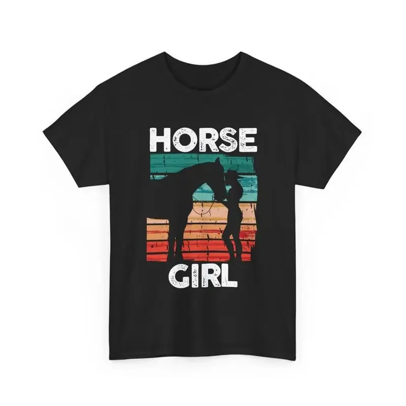 

Horseback Riding Equestrians Horse Lover Retro Girl T Shirt