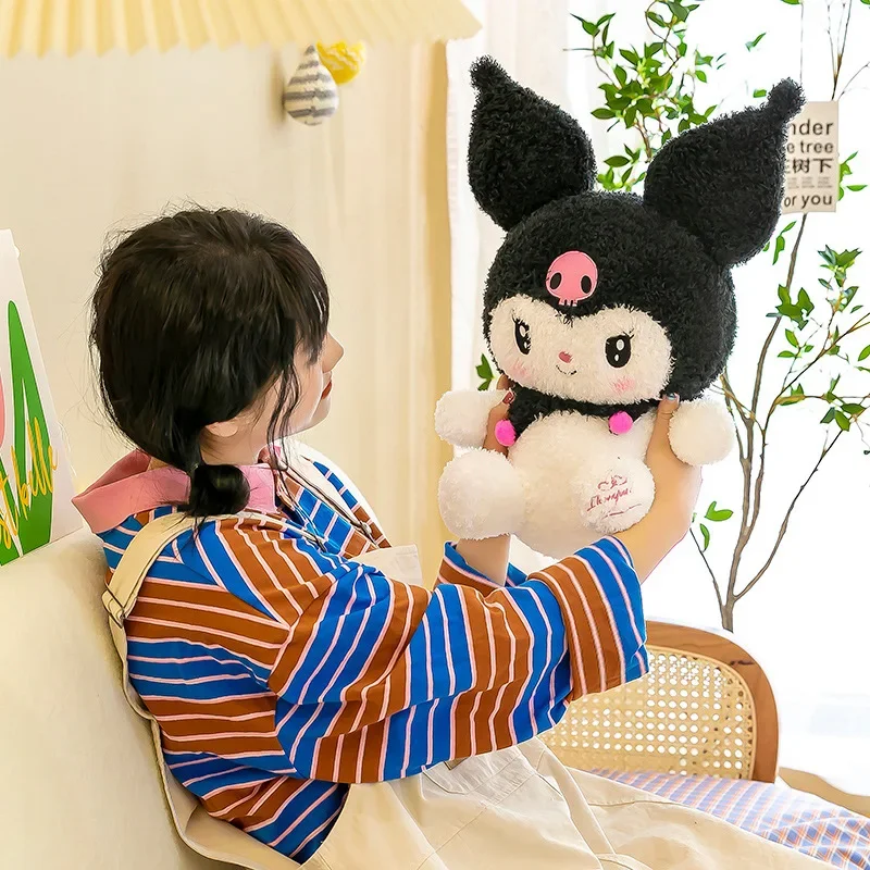 70 cm Große Größe Sanrio Kuromi Plüsch Spielzeug Kawaii Gefüllte Puppe Anime Cartoon Wohnkultur Plüsch Nette Kissen Spielzeug Kinder geburtstag Weihnachten Geschenk