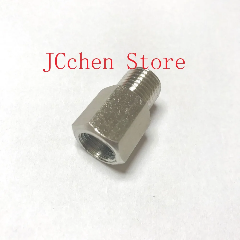 جلبة 3/8 "BSPP أنثى x 1/2" BSPT ذكر اقتران 304 تركيب أنابيب الفولاذ المقاوم للصدأ موصل محول مشترك