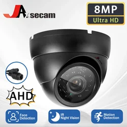 New 4K Ultra HD 8MP TVI CVI AHD Camera Outdoor H.265 Metal Dome CCTV Home 8MP IR infrared Night Vision Security Camera For DVR