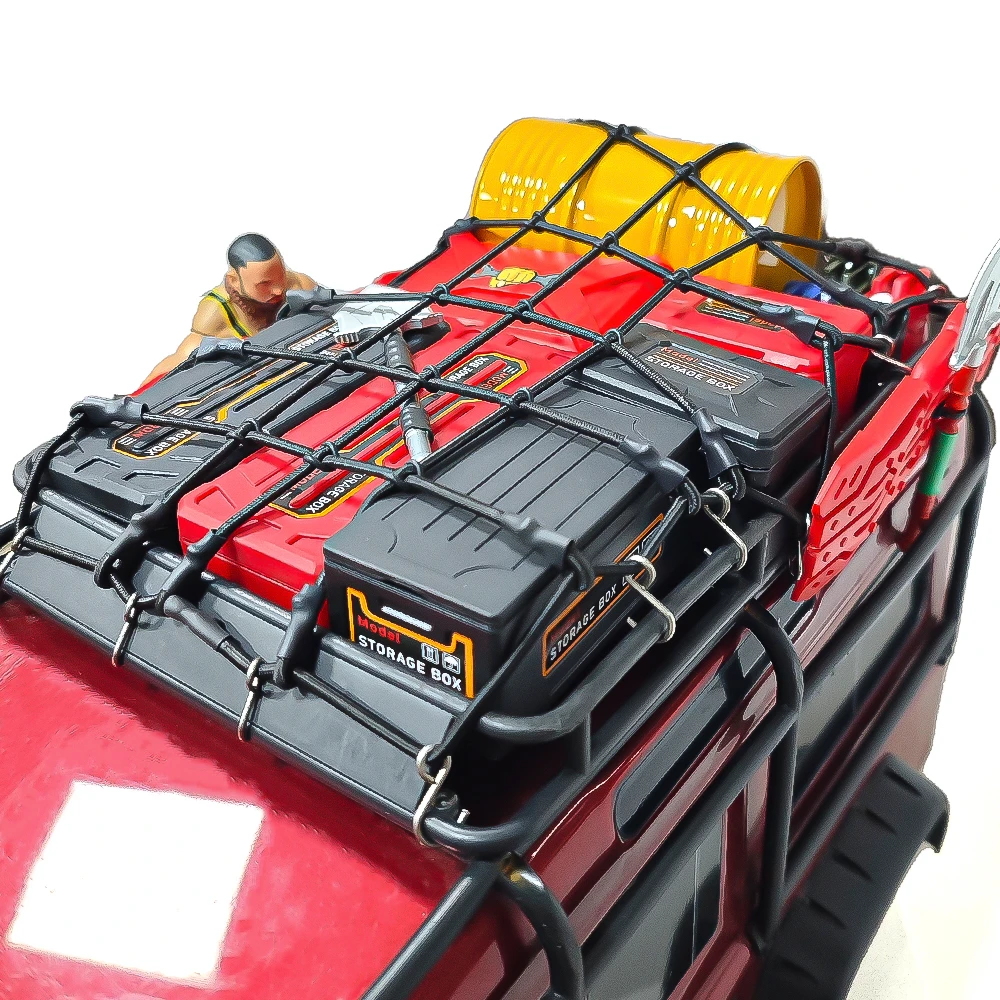 2pcs 플라스틱 수하물 보관 상자 장식 도구 1/10 Rc 크롤러 축 Scx10 90046 Traxxas Trx4 Trx6 Redcat Rgt Yikong Rc4wd