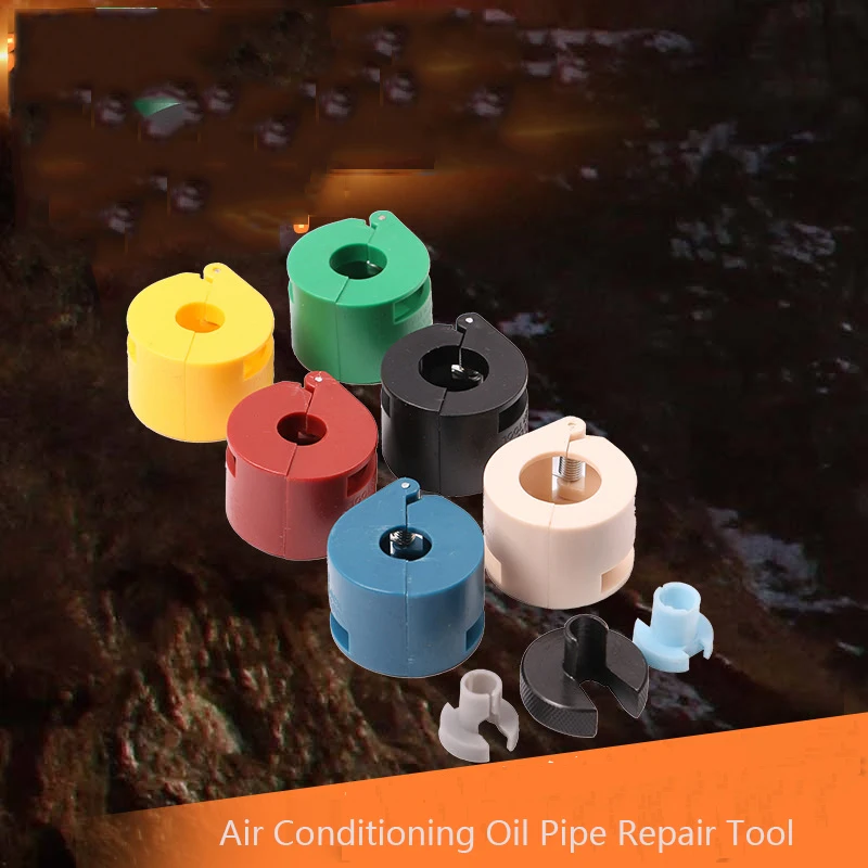 

9-piece Set Of Air-conditioning Oil Pipe Repair Tools Air-conditioning Fuel Pipe Gasoline Pipe Disassembly Repairer Refrigerant