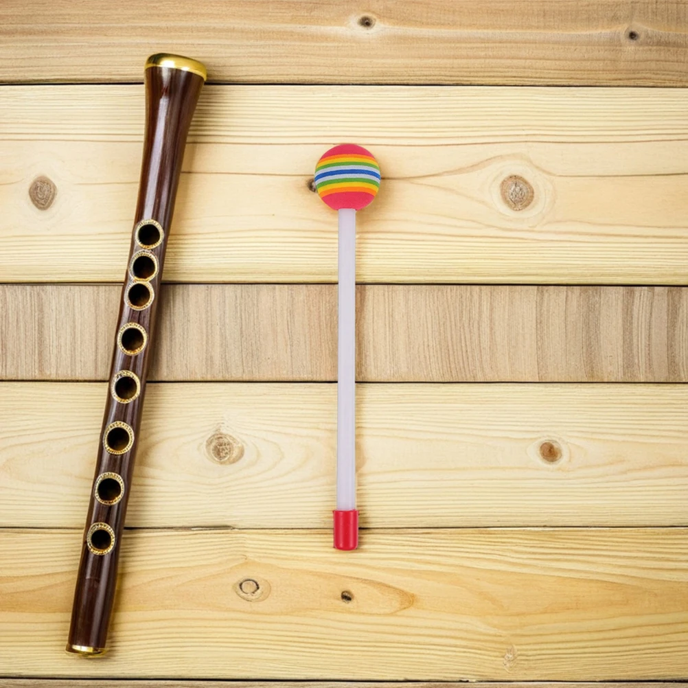 

12pcs Colorful Drum Mallets For Kids Soft Padded Percussion Sticks Lightweight Plastic Mallets Xylophone Glockenspiel Bell