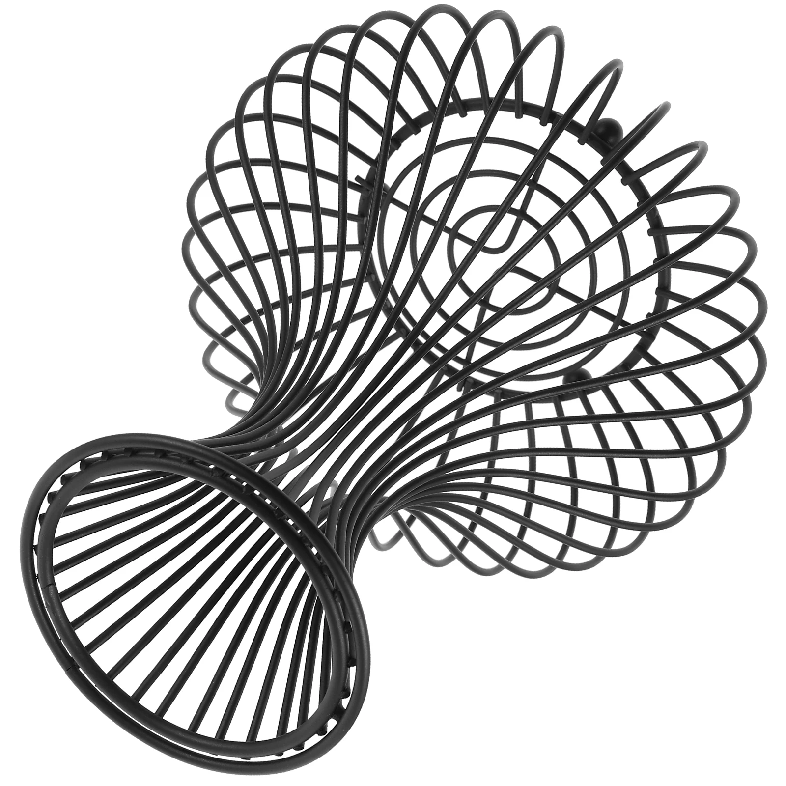 

Wine Cork Storage Basket Nordic Style Hollow Design Strong Solder Joints Iron Art Home Office Decor Table Basket For